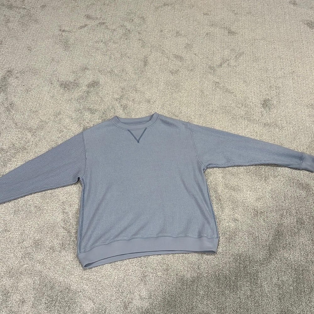 Aerie waffle oversized crewneck!